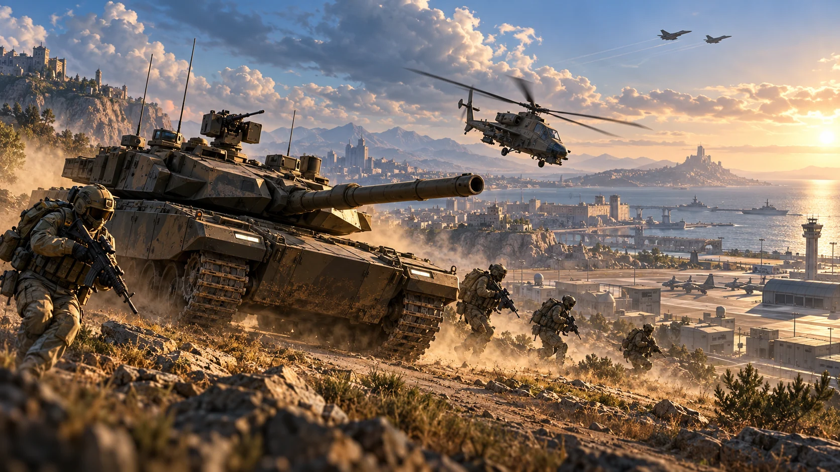Meridian · Inside the action: Combined-arms strategy