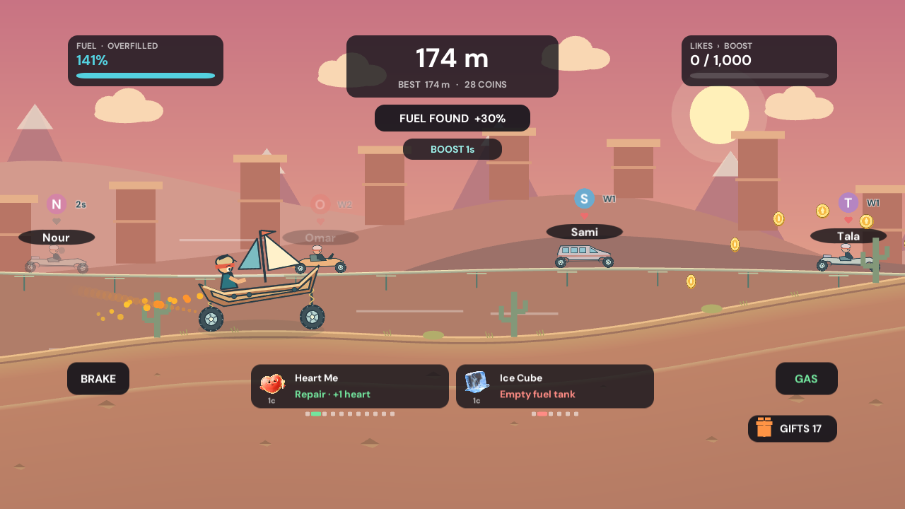 Screenshot 3 del gameplay di Ridge Riot