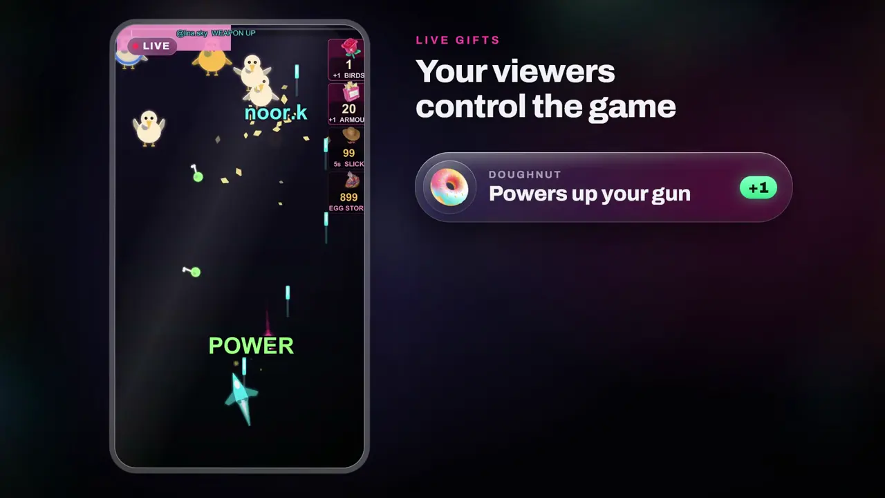 Chicken Destroyer, chicken shooting game for TikTok LIVE: gameplay screenshot 2