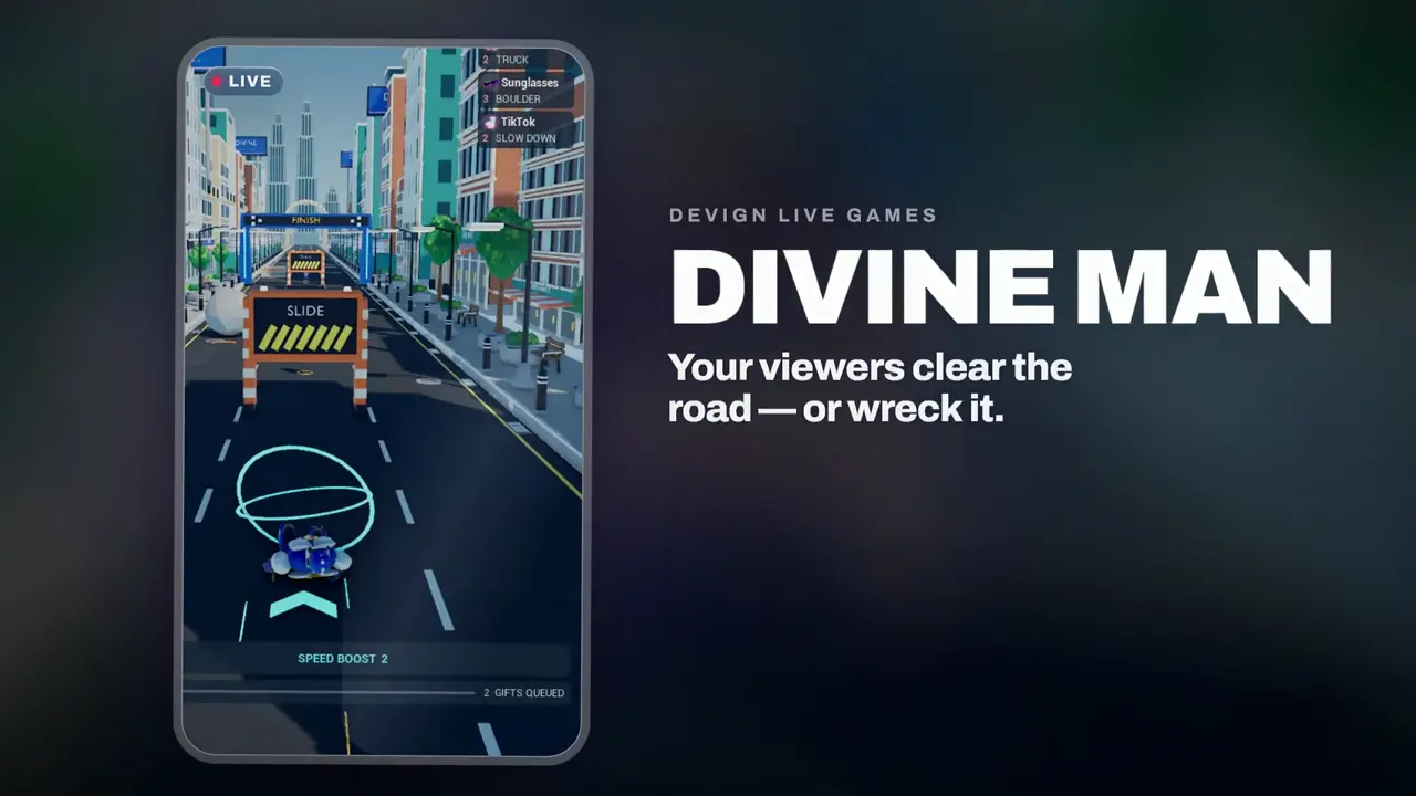 Divine Man, لعبة جري في المدينة لتيك توك لايف: لقطة شاشة من اللعب 3