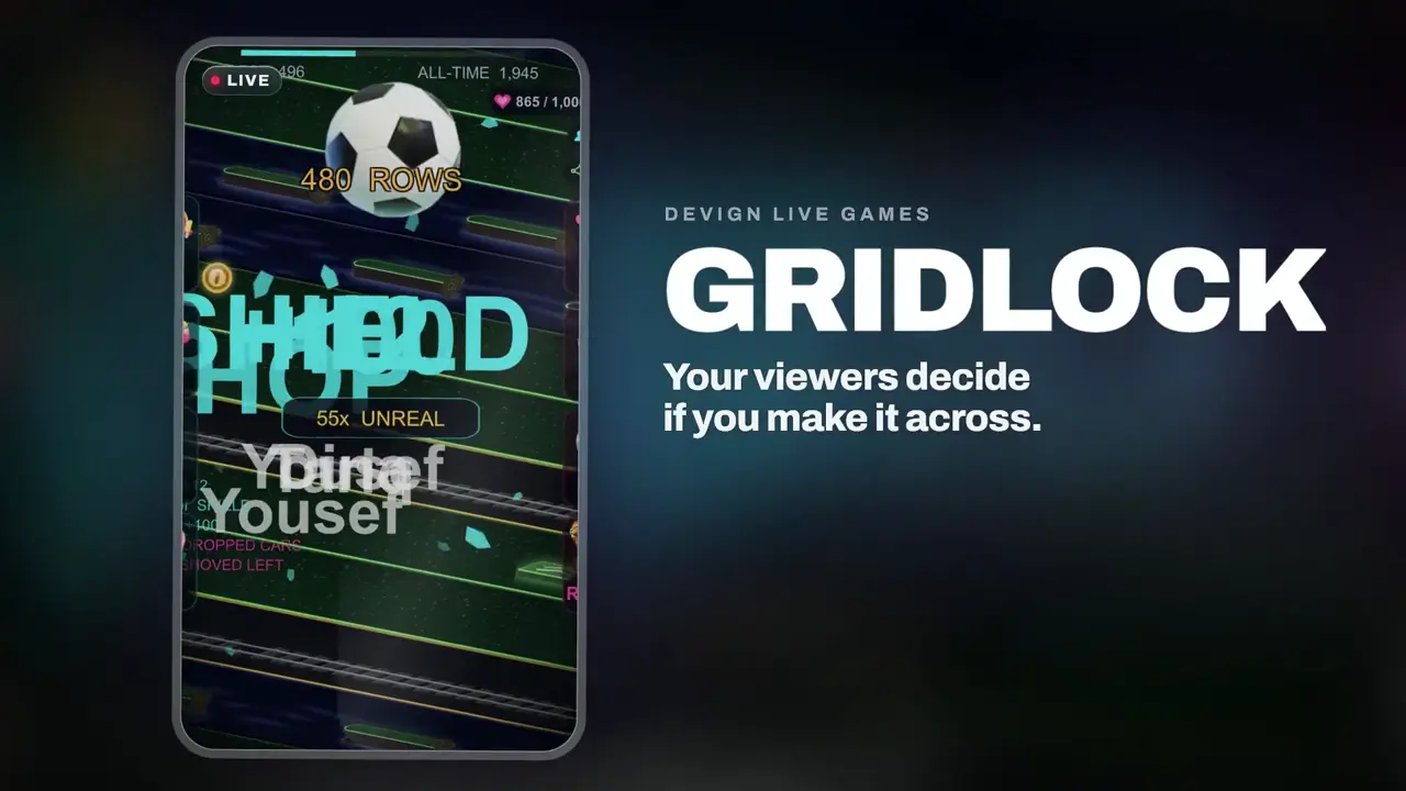 Gridlock, endless road crossing game for TikTok LIVE: gameplay screenshot 1