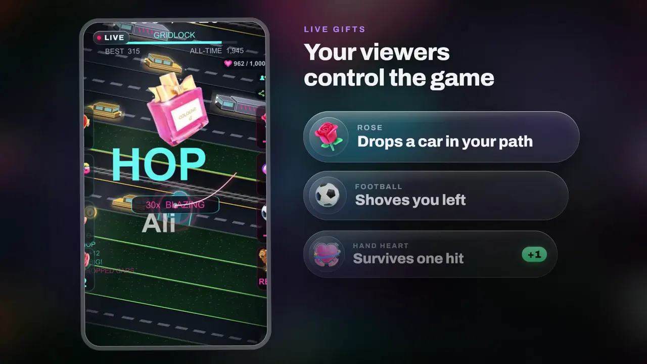 Gridlock, endless road crossing game for TikTok LIVE: gameplay screenshot 3