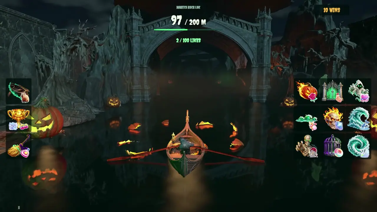 Haunted River LIVE, Halloween boat game for TikTok LIVE: gameplay screenshot 4