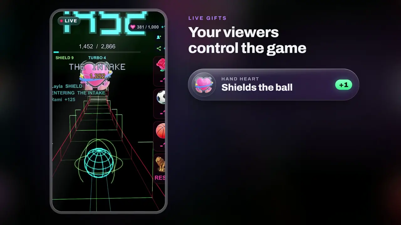 Plummet, ball rolling arcade game for TikTok LIVE: gameplay screenshot 3