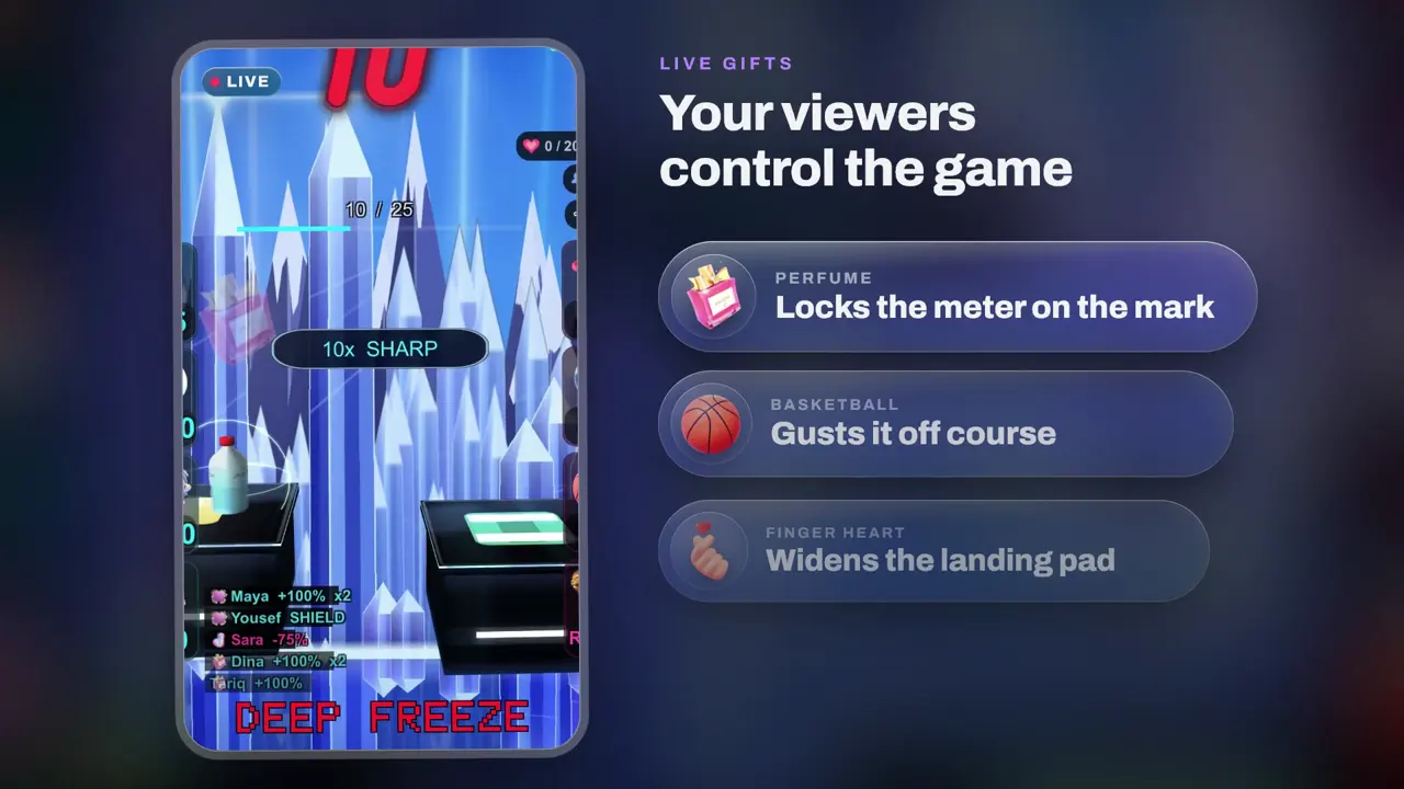 Tumbler, bottle flip game for TikTok LIVE: gameplay screenshot 3
