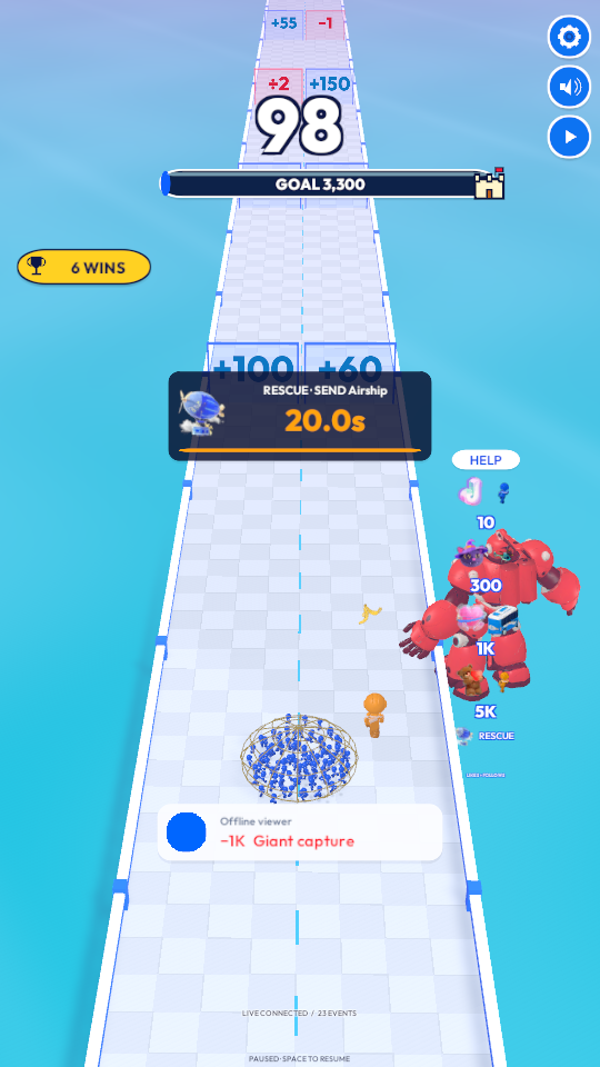 Tidebound Crowd gameplay screenshot 3