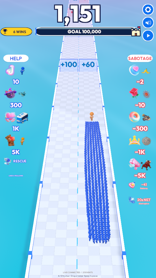 Tidebound Crowd gameplay screenshot 2