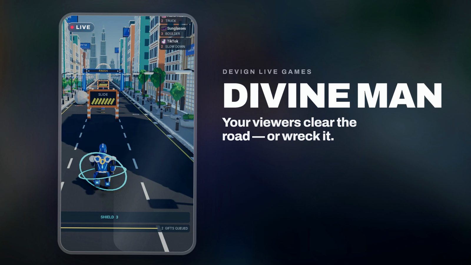 Divine Man TikTok LIVE gameplay trailer. Click to watch the video.
