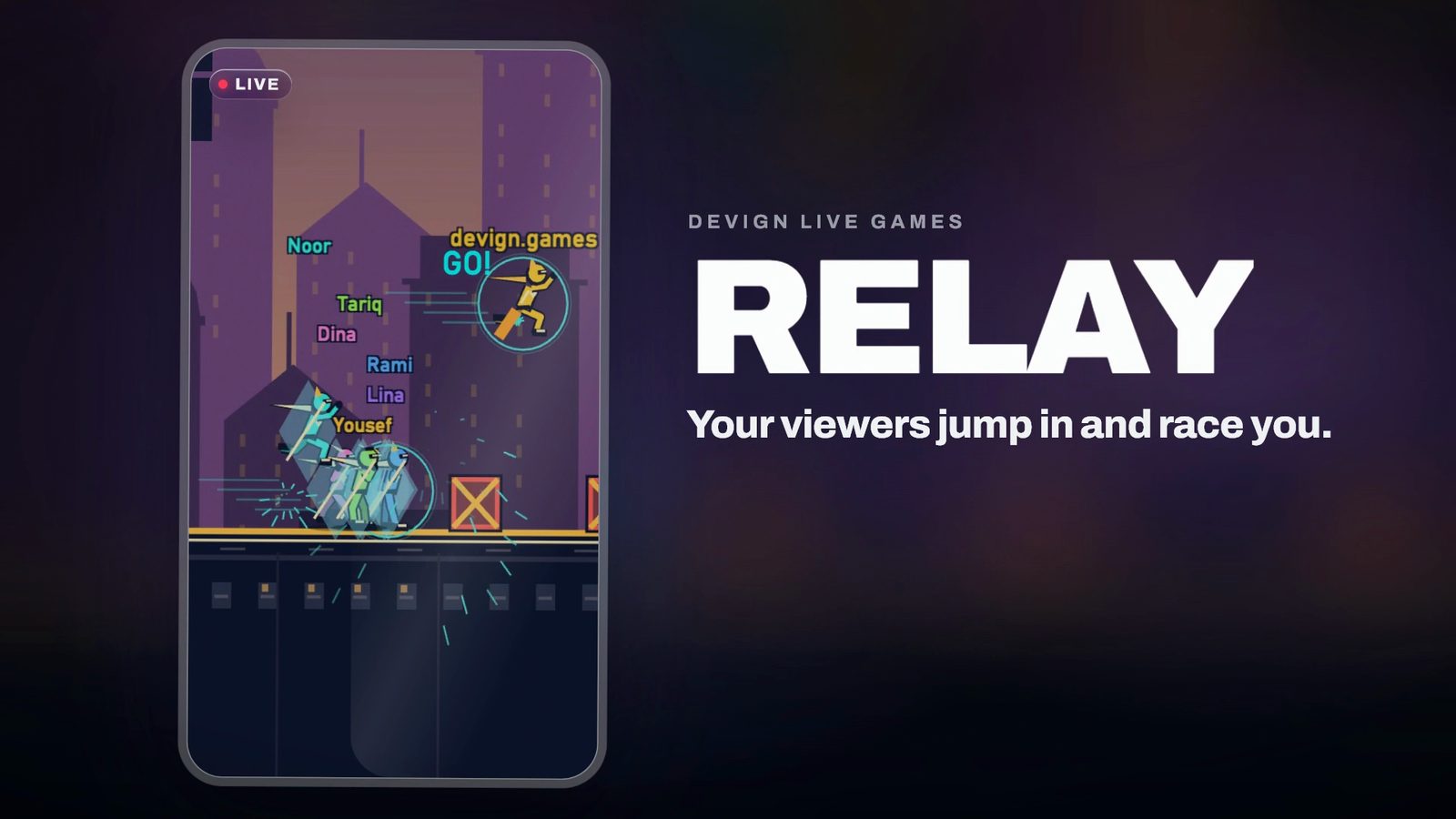 Relay TikTok LIVE gameplay trailer. Click to watch the video.